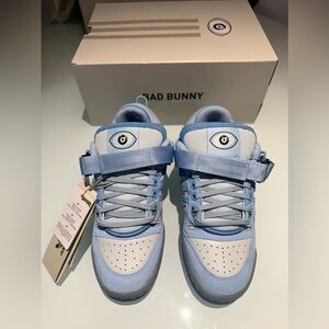 Adidas x Bad Bunny Forum buckle low blue tint women size 5 /mens size  3 1/2